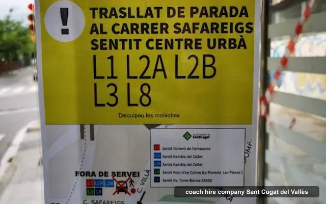 A4, coach hire company in Sant Cugat del Vallès
