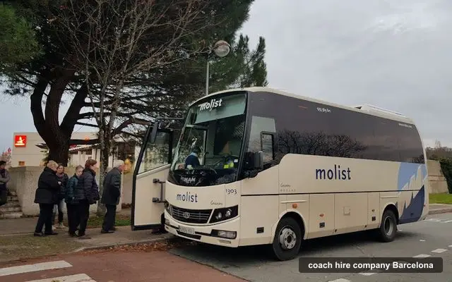 Autocares Molist, coach hire company in Barcelona