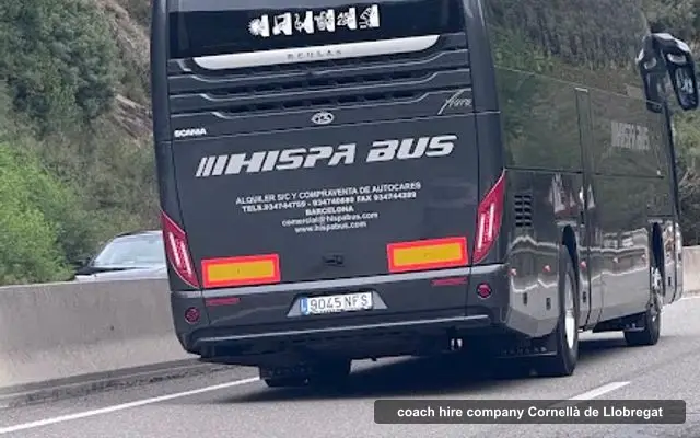Hispabus S A, coach hire company in Cornellà de Llobregat