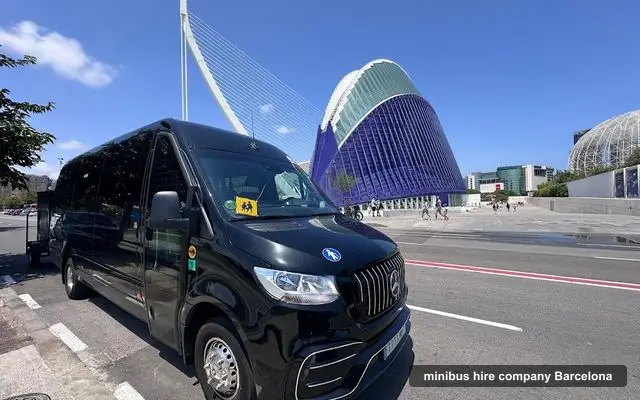Pandabus lloguer minibus amb conductor, minibus hire company in Barcelona