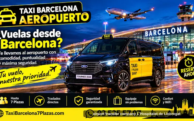 Taxi Barcelona 7 Plazas, airport transfer company in L'Hospitalet de Llobregat